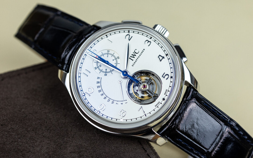Platina IWC Portugieser Tourbillon Rétrograde Chronograph IW3494006